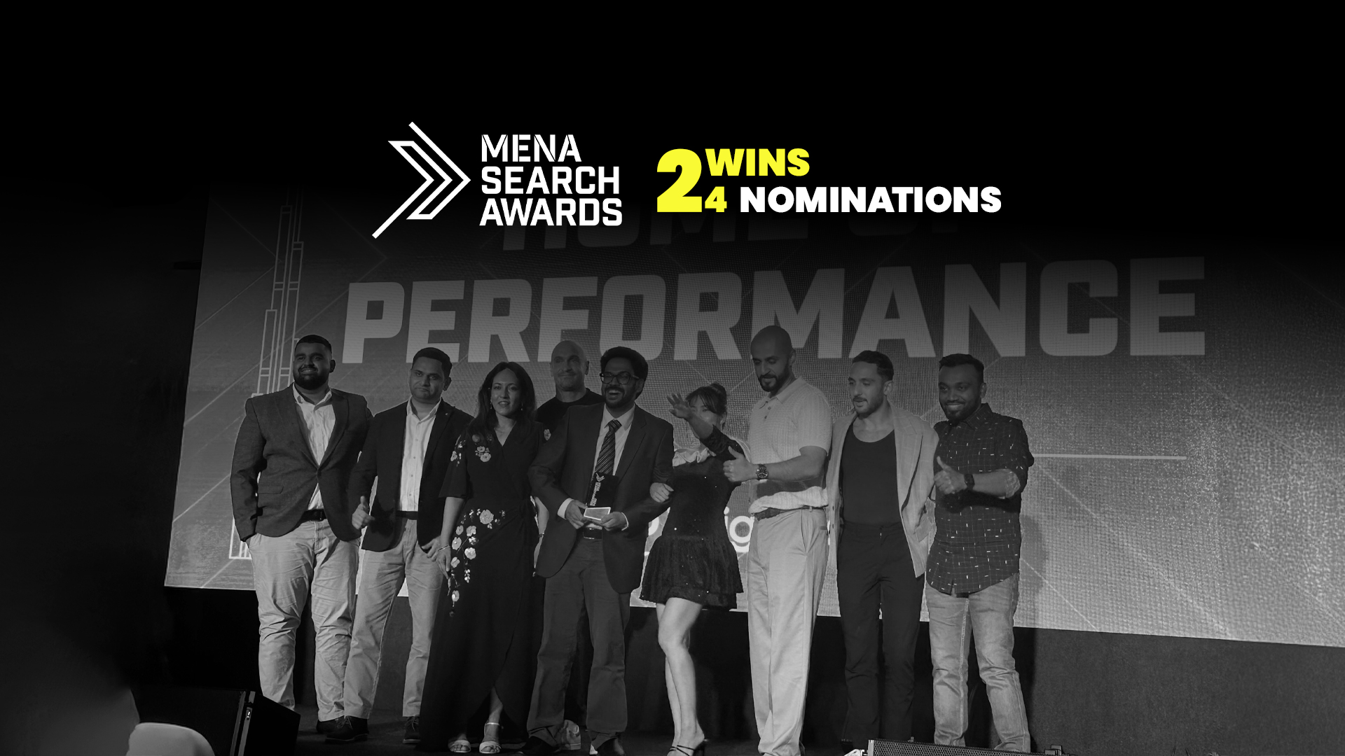 Home of Performance Wins Big at MENA Search Awards 2024